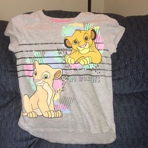 Girls large lion king t-shirt